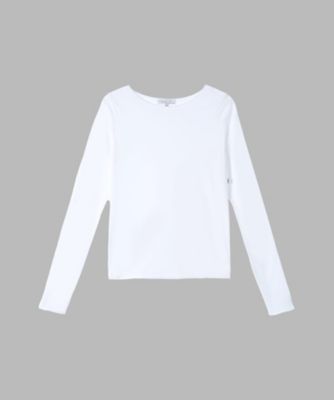 ＜agnes b. (Women)＞オーガニックコットン　長袖　Ｔシャツ　”Ｕｌｔｒａ”（０３９９ＪＪＤ９０１０）