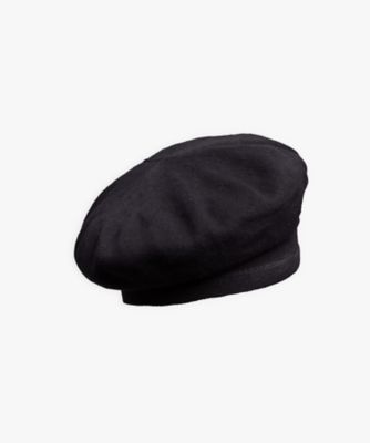  A005 BERET コットンベレー 000ブラック 帽子