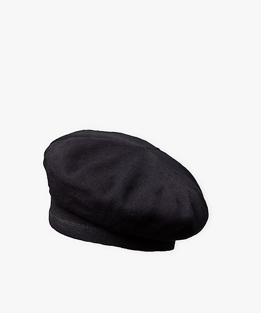  A005 BERET コットンベレー 000ブラック 帽子