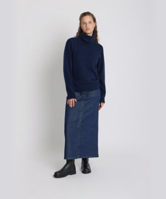 カシミヤ タートルネック ニット プルオーバー ”Ab