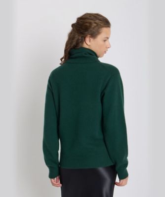 カシミヤ タートルネック ニット プルオーバー ”Ab