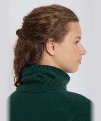 カシミヤ タートルネック ニット プルオーバー ”Ab