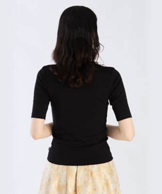オーガニックコットン 半袖 ハイネックTシャツ ”Vian