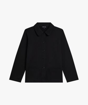 ＜agnes b. (Women)＞コットン　ジャージー　長袖　ジャケット　”Ｍａｎｄａｒｉｎ”（１３６３ＪＥＪ３０００）