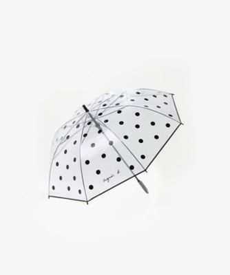 agnes b. (Women)/アニエスベー ＧＴ８８　ＰＡＲＡＰＬＵＩＥ　ドット長傘（１５８ＢＧＴ８８０００）