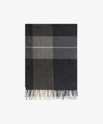 ＜agnes b. (Women)＞ウール　チェック　マフラー　”Ｋｅｌｖｉｎ”（２２１０ＡＯ１４９０２）