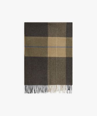 ＜agnes b. (Women)＞ウール　チェック　マフラー　”Ｋｅｌｖｉｎ”（２２１０ＡＯ１４９０８）