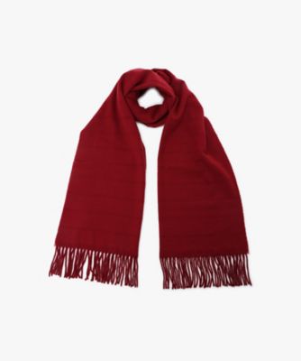 ＜agnes b. (Women)＞ウール　チェック　マフラー　”Ｊｕｄｅ”（２２１０ＡＲ７１４０４２）