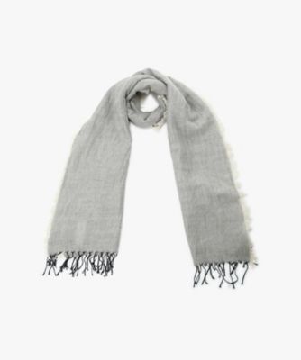 ＜agnes b. (Women)＞ウール　コットン　ストール　”Ｃｏｍｏ”（２２１０ＡＲ７５９０２）