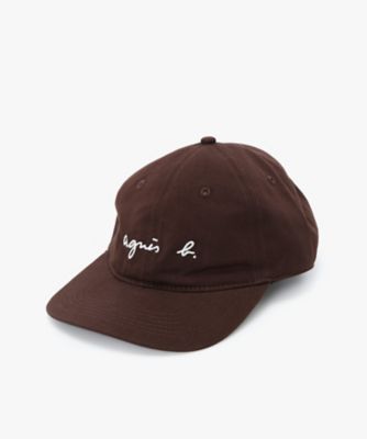メンズ ロゴ刺繍 キャップ（2572GT47301） | agnes b