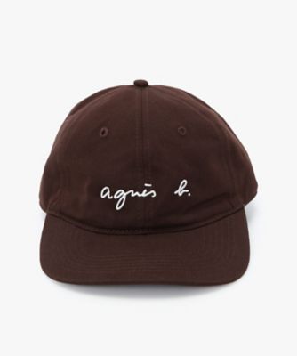 メンズ ロゴ刺繍 キャップ（2572GT47301） | agnes b