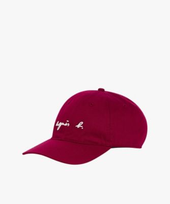 メンズ ロゴ刺繍 キャップ（2572GT47471） | agnes b