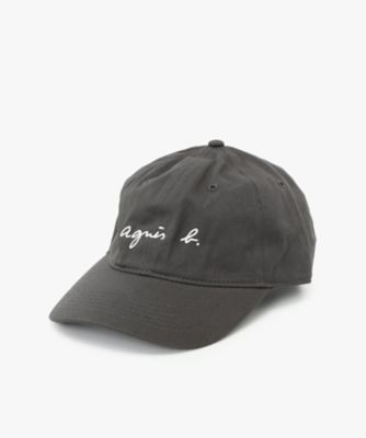 ＜agnes b. HOMME (Men)＞ＧＴ４７　ＣＡＳＱＵＥＴＴＥ　ロゴキャップ（２５７２ＧＴ４７８５４）