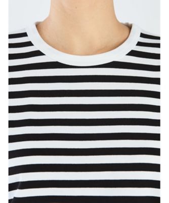 細ボーダー　コットン　半袖Ｔシャツ　”Ｂｒａｎｄｏ”（２６５３Ｊ００８１０００）