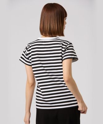 細ボーダー　コットン　半袖Ｔシャツ　”Ｂｒａｎｄｏ”（２６５３Ｊ００８１０００）