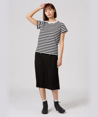 細ボーダー　コットン　半袖Ｔシャツ　”Ｂｒａｎｄｏ”（２６５３Ｊ００８１０００）