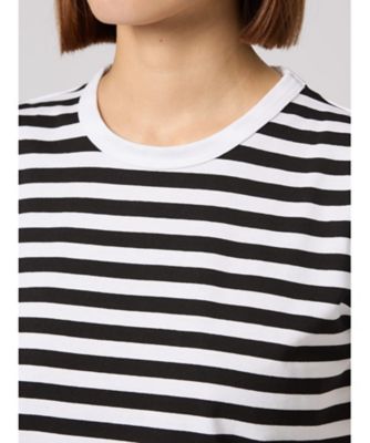 細ボーダー　コットン　半袖Ｔシャツ　”Ｂｒａｎｄｏ”（２６５３Ｊ００８１０００）