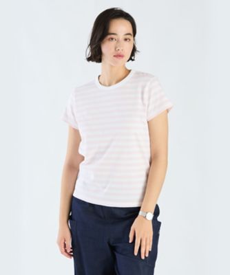 細ボーダー　コットン　半袖Ｔシャツ　”Ｂｒａｎｄｏ”（２６５３Ｊ００８１４５４）