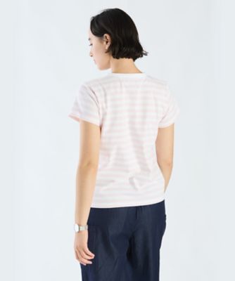 細ボーダー　コットン　半袖Ｔシャツ　”Ｂｒａｎｄｏ”（２６５３Ｊ００８１４５４）