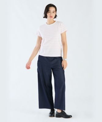 細ボーダー　コットン　半袖Ｔシャツ　”Ｂｒａｎｄｏ”（２６５３Ｊ００８１４５４）
