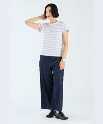 細ボーダー　コットン　半袖Ｔシャツ　”Ｂｒａｎｄｏ”（２６５３Ｊ００８１５４６）