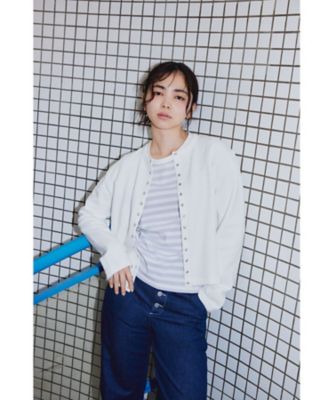 細ボーダー　コットン　半袖Ｔシャツ　”Ｂｒａｎｄｏ”（２６５３Ｊ００８１５４６）