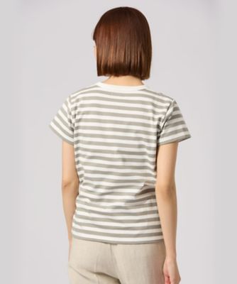 細ボーダー　コットン　半袖Ｔシャツ　”Ｂｒａｎｄｏ”（２６５３Ｊ００８１５９９）