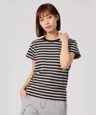 細ボーダー　コットン　半袖Ｔシャツ　”Ｂｒａｎｄｏ”（２６５３Ｊ００８２３１８）