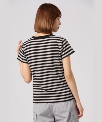 細ボーダー　コットン　半袖Ｔシャツ　”Ｂｒａｎｄｏ”（２６５３Ｊ００８２３１８）