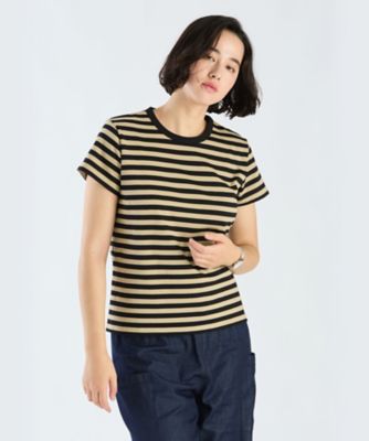 細ボーダー　コットン　半袖Ｔシャツ　”Ｂｒａｎｄｏ”（２６５３Ｊ００８２３１９）