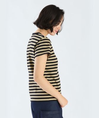 細ボーダー　コットン　半袖Ｔシャツ　”Ｂｒａｎｄｏ”（２６５３Ｊ００８２３１９）
