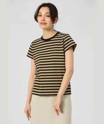 細ボーダー　コットン　半袖Ｔシャツ　”Ｂｒａｎｄｏ”（２６５３Ｊ００８２３１９）