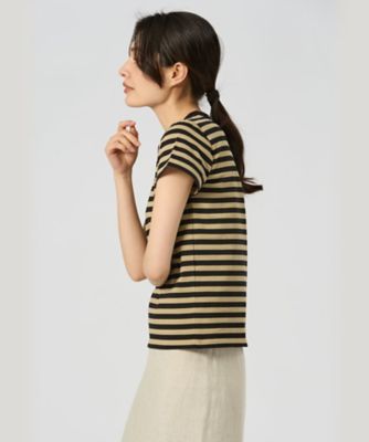 細ボーダー　コットン　半袖Ｔシャツ　”Ｂｒａｎｄｏ”（２６５３Ｊ００８２３１９）