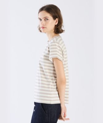 細ボーダー　コットン　半袖Ｔシャツ　”Ｂｒａｎｄｏ”（２６５３Ｊ００８２３４２）