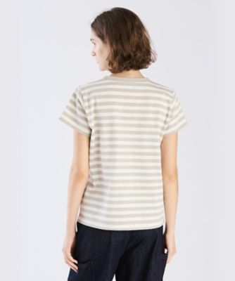 細ボーダー　コットン　半袖Ｔシャツ　”Ｂｒａｎｄｏ”（２６５３Ｊ００８２３４２）