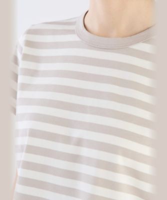 細ボーダー　コットン　半袖Ｔシャツ　”Ｂｒａｎｄｏ”（２６５３Ｊ００８２３４２）