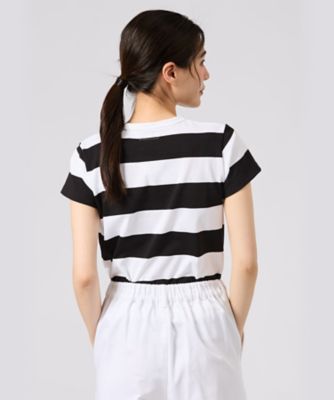 menme 新品タグ付き　アニエスベー定番　ボーダーTシャツ　半袖　3 太ボーダー コットン 半袖Tシャツ ”Brando