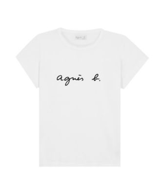 ＜三越伊勢丹/公式＞ agnes b. (Women)/アニエスベー S137 TS ロゴTシャツ 010ホワイト トップス【三越伊勢丹/公式】