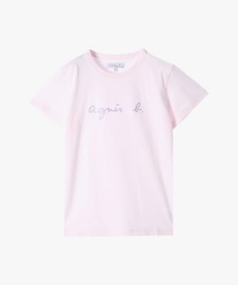 agnes b. (Women)/アニエスベー ロゴプリント コットン 半袖Tシャツ ”Brando”(2653S1374098)