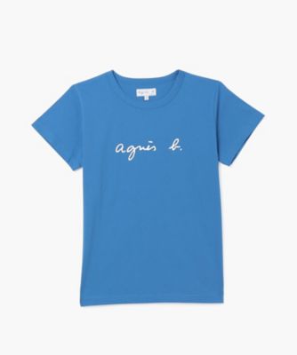 ＜agnes b. (Women)＞Ｓ１３７　ＴＳ　ロゴＴシャツ（２６５３Ｓ１３７６０４１）