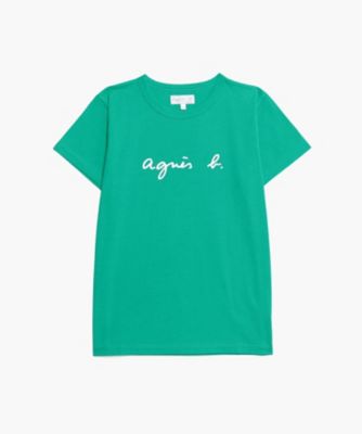 ＜agnes b. (Women)＞Ｓ１３７　ＴＳ　ロゴＴシャツ（２６５３Ｓ１３７７４２）