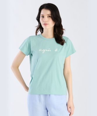 ロゴプリント コットン 半袖Tシャツ ”Brando