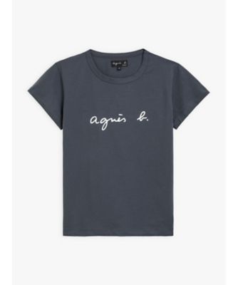 ＜agnes b. (Women)＞Ｓ１３７　ＴＳ　ロゴＴシャツ（２６５３Ｓ１３７８９０）