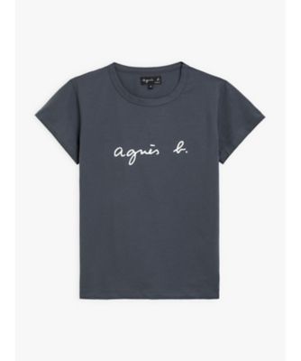 ＜agnes b.(Women)＞Ｓ１３７　ＴＳ　ロゴＴシャツ（２６５３Ｓ１３７８９０）