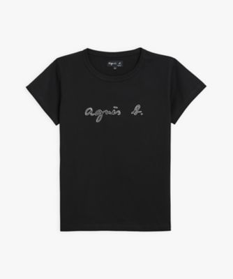 ＜agnes b. (Women)＞ＳＣＭ５　ＴＳ　ロゴＴシャツ（２６５３ＳＣＭ５０００）