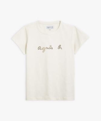 ＜agnes b. (Women)＞ＳＣＭ５　ＴＳ　ロゴＴシャツ（２６５３ＳＣＭ５０２７）