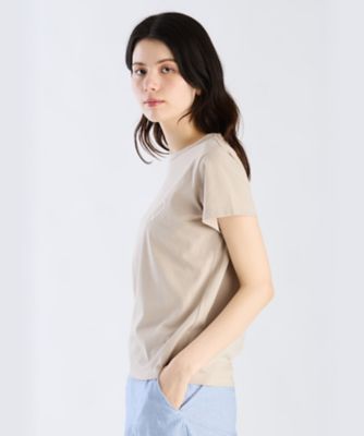 アイコニック プリント コットン 半袖 Tシャツ