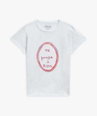 ＜agnes b. (Women)＞ＳＥＯ４　ＴＳ　ＢＲＡＮＤＯ　アーティスト　Ｔシャツ（２６５３ＳＥＯ４０１０）