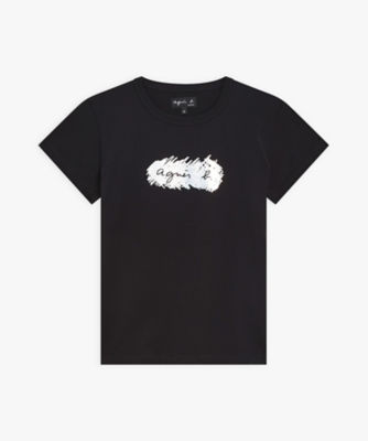 アニエスベー　ゴールドプリント　Tシャツ　サイズ3 SF64 TS レザールTシャツ（EAT5SF64787