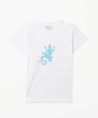 ＜agnes b. (Women)＞ＳＦ６４　ＴＳ　レザールＴシャツ（２６５３ＳＦ６４０１１）